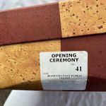 Opening Ceremony Jeanette Black & Blue Velvet Floral High Heel Sandals 41 EU Photo 12