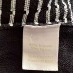 Caslon  Black and White Striped Top Medium M Long Sleeve Versatile Office Party Photo 6