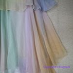 OPT Elena Tiered Maxi‎ Dress Pastel, size S Blue Photo 6