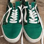 Vans X Denzel Curry green & black classic lace up sneakers shoes 10w 8.5w Photo 3