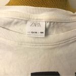 ZARA  White T-shirt PARIS Photo 2