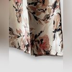 Band of Gypsies  Slip Skirt Cream Satin Floral Print Womens Size Medium NWT Photo 4