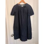 Max Mara S  2022/2023 Denim Shirt Dress Embroidered Beaded‎ US 10 Photo 1