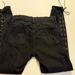 Good American  Good Legs Black Lace Up 8/29 Jeans Pants Photo 4