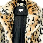 superdown Faux Fur Animal Print Open Oversized Coat Sz XS Photo 6