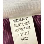 Banana Republic Satin Tie Waist Blazer Women's 6P Petite Purple Pinot Noir $180 Photo 7