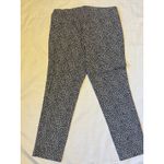 Michael Kors Black and White Pull On Pants Large Photo 2