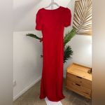 Mac Duggal NWT $458  Cutout Column Gown‎ in Red #2630 size 8 Photo 4