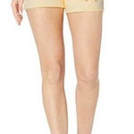 Levi's NWT  501 Yellow Jean Shorts Size 29 Button‎ Fly Cut Off Denim Raw Hem Photo 0