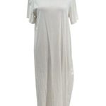 Tuckernuck Pomander Place Zoe Maxi Tee Dress Short Sleeve White Size Medium Photo 0