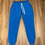 FIGS Zamora Technical Collection Jogger Scrub Pants Drawstring Pockets Blue XS Photo 0