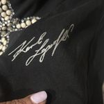 Karl Lagerfeld Black Embellished Short Sleeve Tee Photo 6