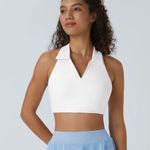 Halara  SoftlyZero Airy Racerback Cool Touch Cropped Tennis Tank Top-UPF50 XL NEW Photo 0