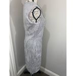 Tadashi Shoji Silver Gray Sequin Sheath Dress Size 10 Photo 2
