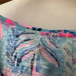 Lilly Pulitzer  Women Short Sleeve Top Vibrant Fun Tropical Photo 4
