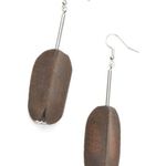 Paparazzi Tamarack Trail Brown Earrings (151) Photo 1
