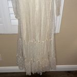 Gunne Sax Vintage  Cream Tiered Ruffled Gown Bridal Cottage Prairie 1970s dress Photo 10