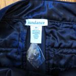 Sundance  NWOT Navy Blue Velvet Trouser Pants Size 10 Photo 5