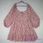 Eloquii New!  *flawed* Womens Pink Strawberry Cherry Dress Long Sleeve , ‎ 26 Photo 4
