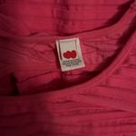 Two Hearts bright pink body con dress with open back size M/L Size M Photo 9