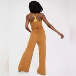 Aerie OFFLINE by Summer Lights Terry Jumpsuit in mustard tan Photo 2