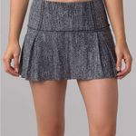 Lululemon  Lost in Pace Skirt Salt Alpine White Black Running Tennis Skort Sz 6 Photo 0