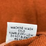 Bryn Walker womens ¾ sleeves Rusty orange shirt top size Medium Cotton Blend Photo 5