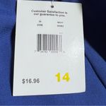 NWT Vintage Kathie Lee Collection Royal Blue Midi Skirt Size 12 Photo 9