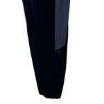 Social Circles Black Velvet Evening Dress Sheath Draped Shawl Collar Size 10 Photo 2