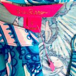 Lilly Pulitzer GOLDA TOP AMALFI BLUE SOUND THE SIRENS Photo 1