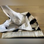 Banana Republic scoop neck striped tank top with built in shelf bra size large Photo 1