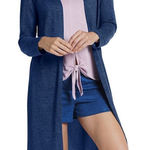 NWT Jockey Lounge Cardigan Blue Photo 0