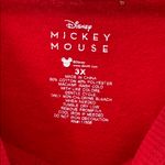 Disney  Women's Mickey Minnie Christmas holiday sweatshirt 3X plus boat neck Photo 7