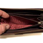 Kate Spade  Burgundy Zipper Wallet Photo 2