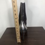 Alexandre Birman  Gray Metallic Silver Suede Heeled Ankle Booties Women's Size 8 Photo 8