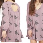 Free People  Emma Embroidered Plum
Floral Dress Photo 7