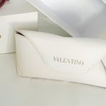 Red Valentino Authentic Valentino V689S Red/Gold “Lips” Sunglasses Photo 1