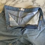 Madewell EUC Curvy Superwide-Leg Cuffed Jeans Denim 28T small holes back waist Photo 4