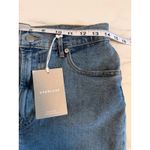 Everlane The Way High Denim Shorts Blue Raw Hem Size 28 Photo 7
