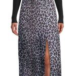 Paige  Delfina Leopard Print Skirt Photo 0