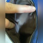 Nicole Miller Blue Silver Buckle Wristlet Bag Photo 5