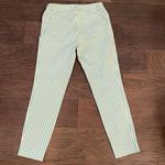 Per Se Light Grey and Mint Green Checked Straight Leg Pants Photo 5