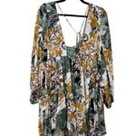 Anthropologie Mini Tiered Printed Dress Sz M Photo 3