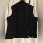 Randolph Duke  Black Motorcycle Vest Asymmetrical Zipper Tweed Look NWT! Photo 8