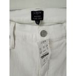 NWD J. Crew Flare Crop Mid Rise White Jeans Stretch Denim Women’s Size 31 Tall Photo 7