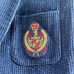 American Vintage Vintage Size 8 Blue Corduroy Preppy Blazer Jacket Photo 5