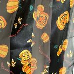Halloween Black and Orange Pumpkins Jack O’ Lanterns, Candy Corn Polyester Scarf Photo 1
