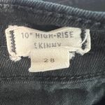 Madewell  10" High Rise Skinny Black Western Cowgirl Rodeo Jeans Womens Size 28 Photo 2