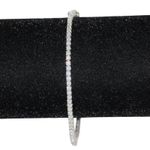 925 Sterling Silver Tennis Bracelet Made in Turkey Photo 0