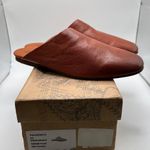 Free People NWB  Reese Flat leather mules size 36 US 5.5 brown 1769 Photo 2